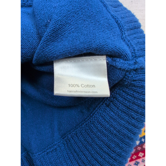 6 Hanna Andersson Family Brights Sweater Dress - Picture 6 of 6